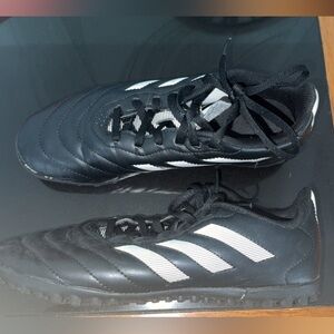 adidas Black and White TURF SOCCER CLEATS